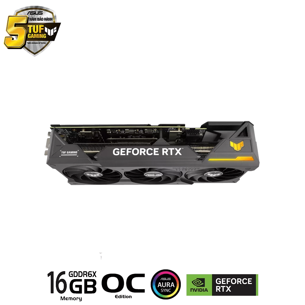ASUS TUF Gaming GeForce RTX 4070Ti SUPER OC Edition 16GB GDDR6X (TUF-RTX4070TIS-O16G-GAMING) Graphics Card 6 ASUS TUF Gaming GeForce RTX 4070Ti SUPER OC Edition 16GB GDDR6X (TUF-RTX4070TIS-O16G-GAMING) Graphics Card - Ảnh 6