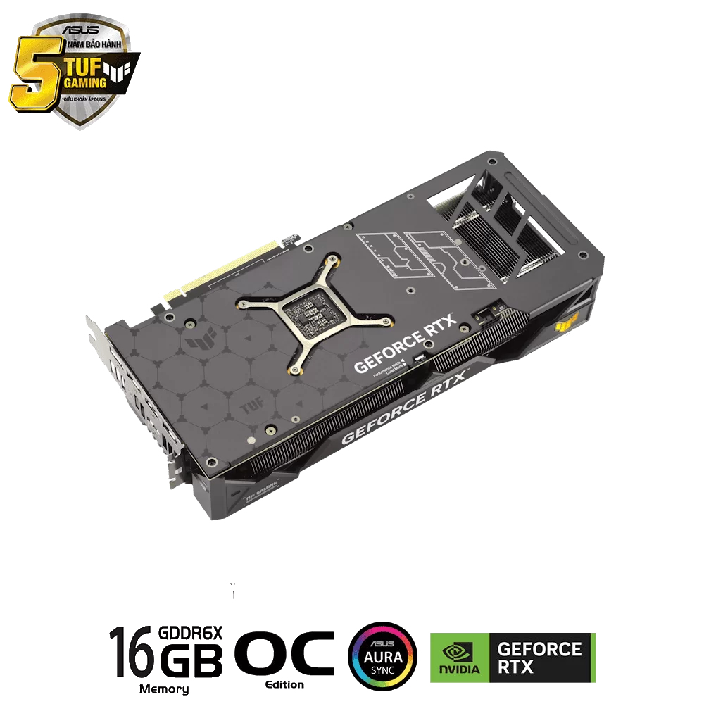 ASUS TUF Gaming GeForce RTX 4070Ti SUPER OC Edition 16GB GDDR6X (TUF-RTX4070TIS-O16G-GAMING) Graphics Card 10 ASUS TUF Gaming GeForce RTX 4070Ti SUPER OC Edition 16GB GDDR6X (TUF-RTX4070TIS-O16G-GAMING) Graphics Card - Ảnh 10