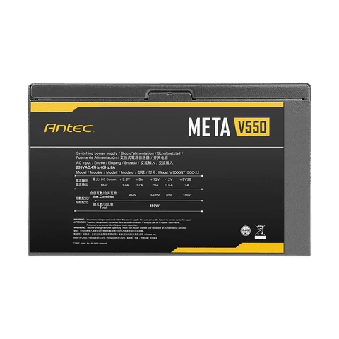 Antec ATOM Meta V550 PSU - 550W 6 Antec ATOM Meta V550 PSU - 550W - Ảnh 6