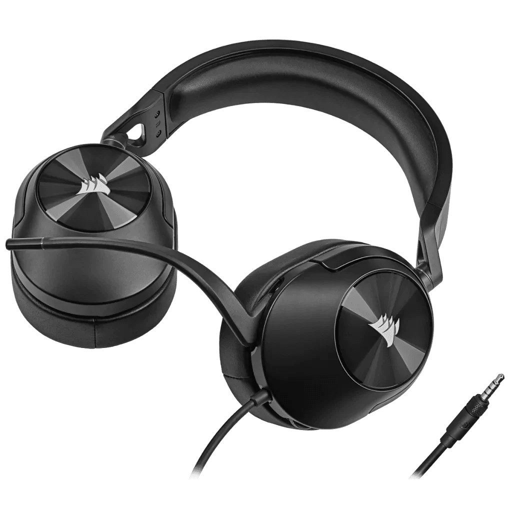 CORSAIR HS55 STEREO Wired Gaming Headset - Carbon (AP) 4 CORSAIR HS55 STEREO Wired Gaming Headset - Carbon (AP) - Ảnh 4