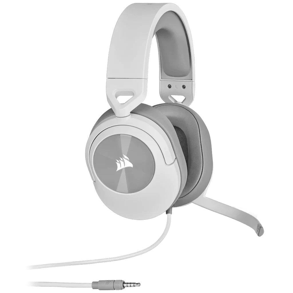 CORSAIR HS55 SURROUND Wired Gaming Headset - White (AP)