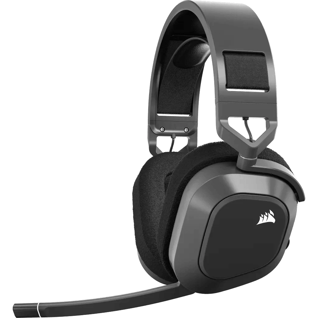 CORSAIR HS80 MAX WIRELESS Gaming Headset - Steel Gray (AP) 1 CORSAIR HS80 MAX WIRELESS Gaming Headset - Steel Gray (AP)