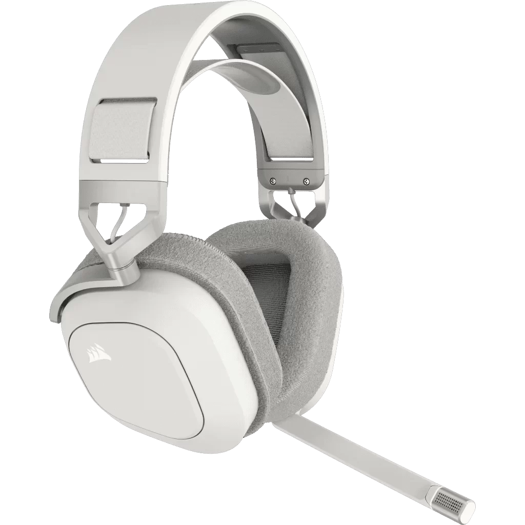 CORSAIR HS80 MAX WIRELESS Gaming Headset - White (AP) 3 CORSAIR HS80 MAX WIRELESS Gaming Headset - White (AP) - Ảnh 3