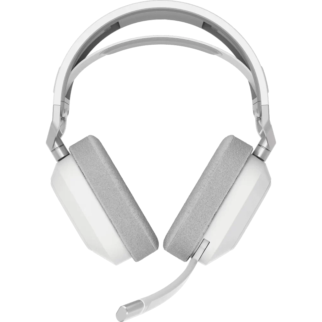 CORSAIR HS80 MAX WIRELESS Gaming Headset - White (AP) 4 CORSAIR HS80 MAX WIRELESS Gaming Headset - White (AP) - Ảnh 4