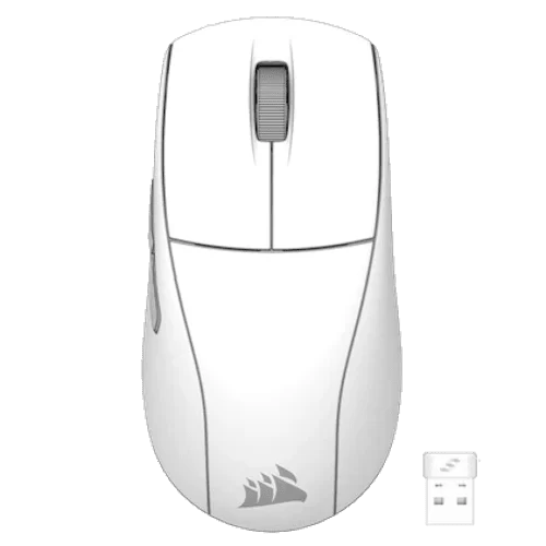 CORSAIR M75 AIR WIRELESS Ultra-Lightweight Gaming Mouse - White, 26000 DPI, 100hrs Battery, iCUE Compatible, 2.4GHz + Bluetooth 1 CORSAIR M75 AIR WIRELESS Ultra-Lightweight Gaming Mouse - White, 26000 DPI, 100hrs Battery, iCUE Compatible, 2.4GHz + Bluetooth