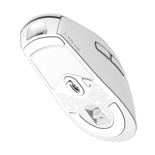 CORSAIR M75 AIR WIRELESS Ultra-Lightweight Gaming Mouse - White, 26000 DPI, 100hrs Battery, iCUE Compatible, 2.4GHz + Bluetooth 3 CORSAIR M75 AIR WIRELESS Ultra-Lightweight Gaming Mouse - White, 26000 DPI, 100hrs Battery, iCUE Compatible, 2.4GHz + Bluetooth - Ảnh 3