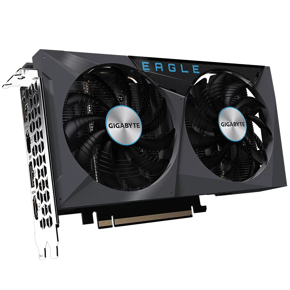 GIGABYTE GeForce RTX 3050 6GB EAGLE OC (GV-N3050EAGLE OC-6GD) Graphics Card 9 GIGABYTE GeForce RTX 3050 6GB EAGLE OC (GV-N3050EAGLE OC-6GD) Graphics Card - Ảnh 9