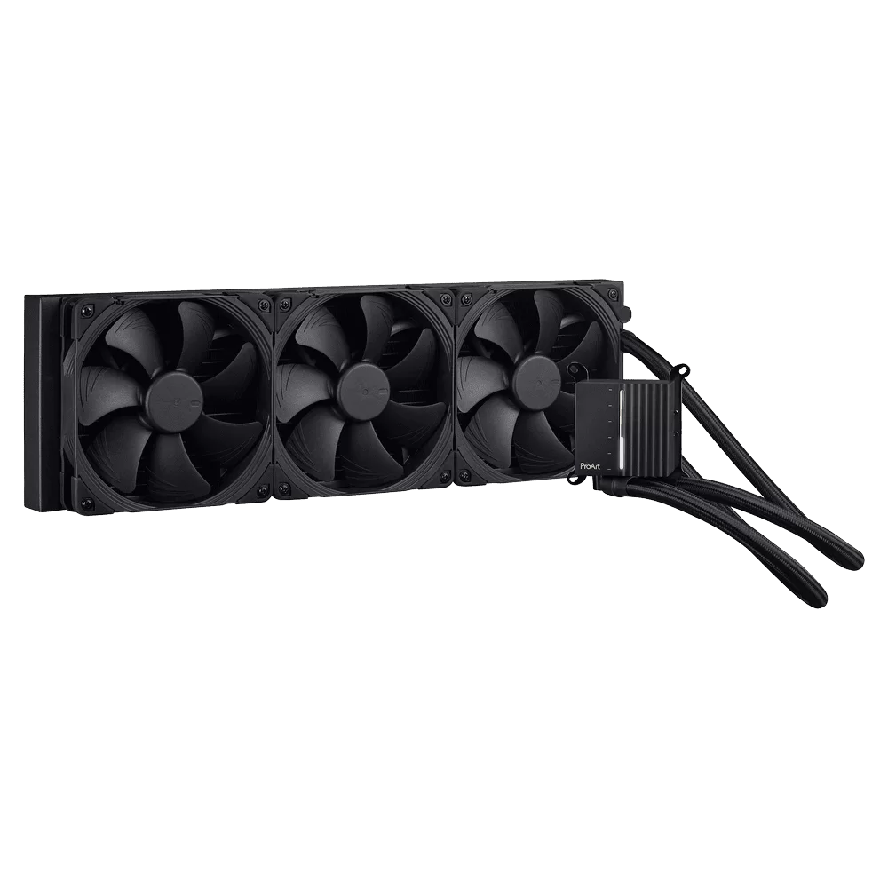 ASUS ProArt LC 420 AIO Liquid CPU Cooler - illuminated system status meter, 420mm radiator, 3-Phase Motor Pump, 3x Noctua NF-A14 industrialPPC 140mm Fans 2 ASUS ProArt LC 420 AIO Liquid CPU Cooler - illuminated system status meter, 420mm radiator, 3-Phase Motor Pump, 3x Noctua NF-A14 industrialPPC 140mm Fans - Ảnh 2
