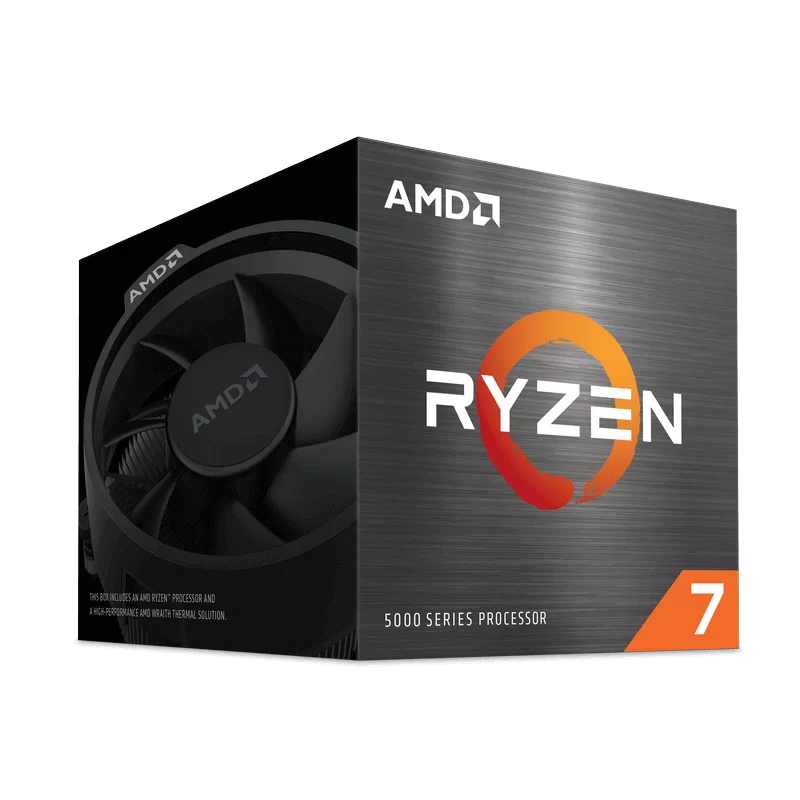 AMD Ryzen 7 5700 Processor - 8C16T, 3.7 GHz up to 4.6 GHz, AM4 Cezanne Zen 3, PCIe® 3.0, AMD Wraith Stealth 1 AMD Ryzen 7 5700 Processor - 8C16T, 3.7 GHz up to 4.6 GHz, AM4 Cezanne Zen 3, PCIe® 3.0, AMD Wraith Stealth