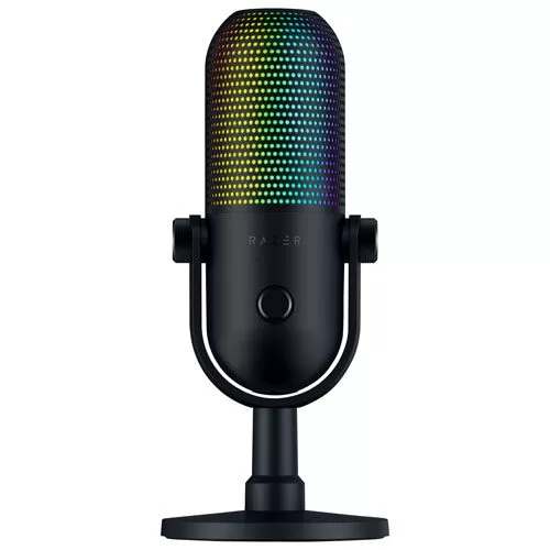 Razer Seiren V3 Chroma RGB USB Microphone - Multi-Function Tap-to-Mute Sensor - Supercardioid Condenser Mic 1 Razer Seiren V3 Chroma RGB USB Microphone - Multi-Function Tap-to-Mute Sensor - Supercardioid Condenser Mic