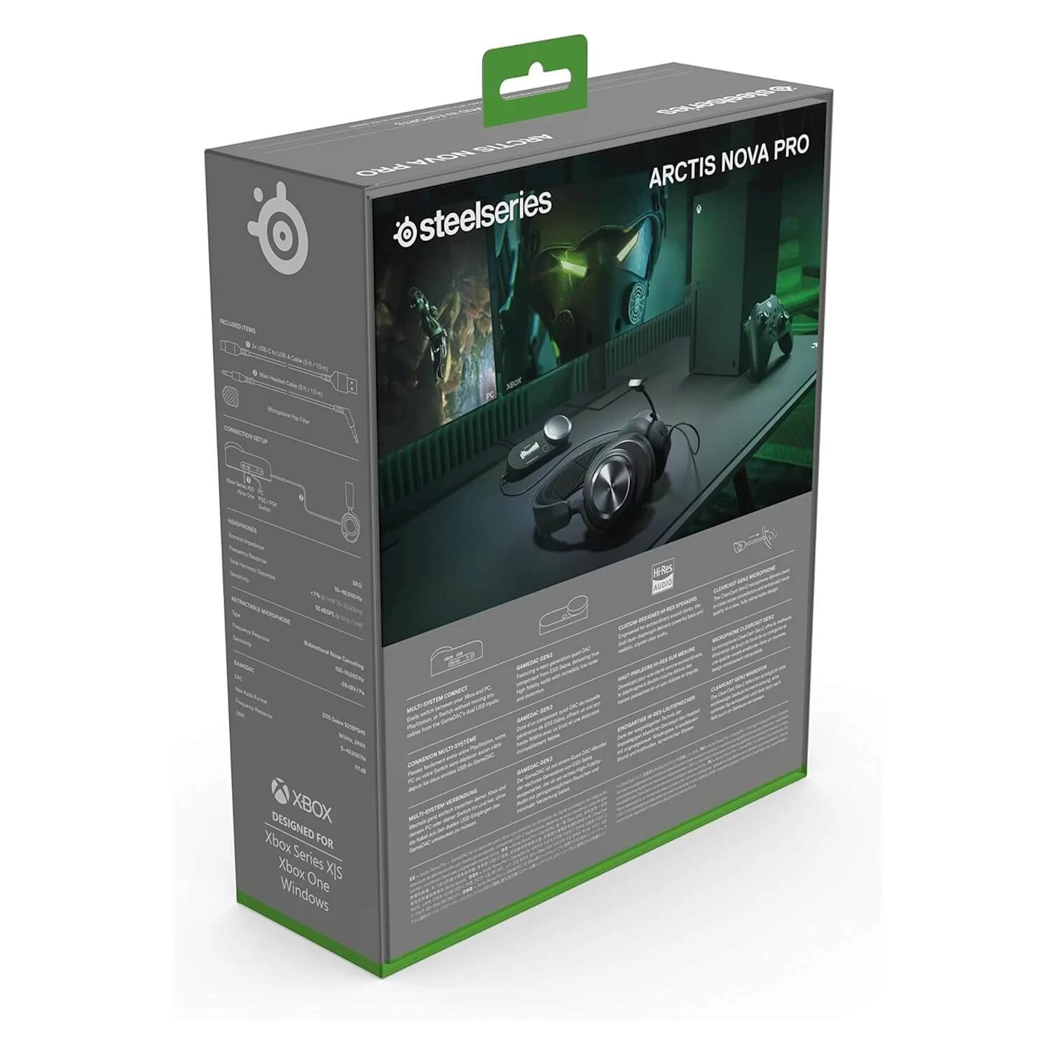 SteelSeries Arctis Nova Pro X Wired Multi-System Gaming Headset + GameDAC Gen 2 - For Xbox, PC, PlayStation & Switch 8 SteelSeries Arctis Nova Pro X Wired Multi-System Gaming Headset + GameDAC Gen 2 - For Xbox, PC, PlayStation & Switch - Ảnh 8
