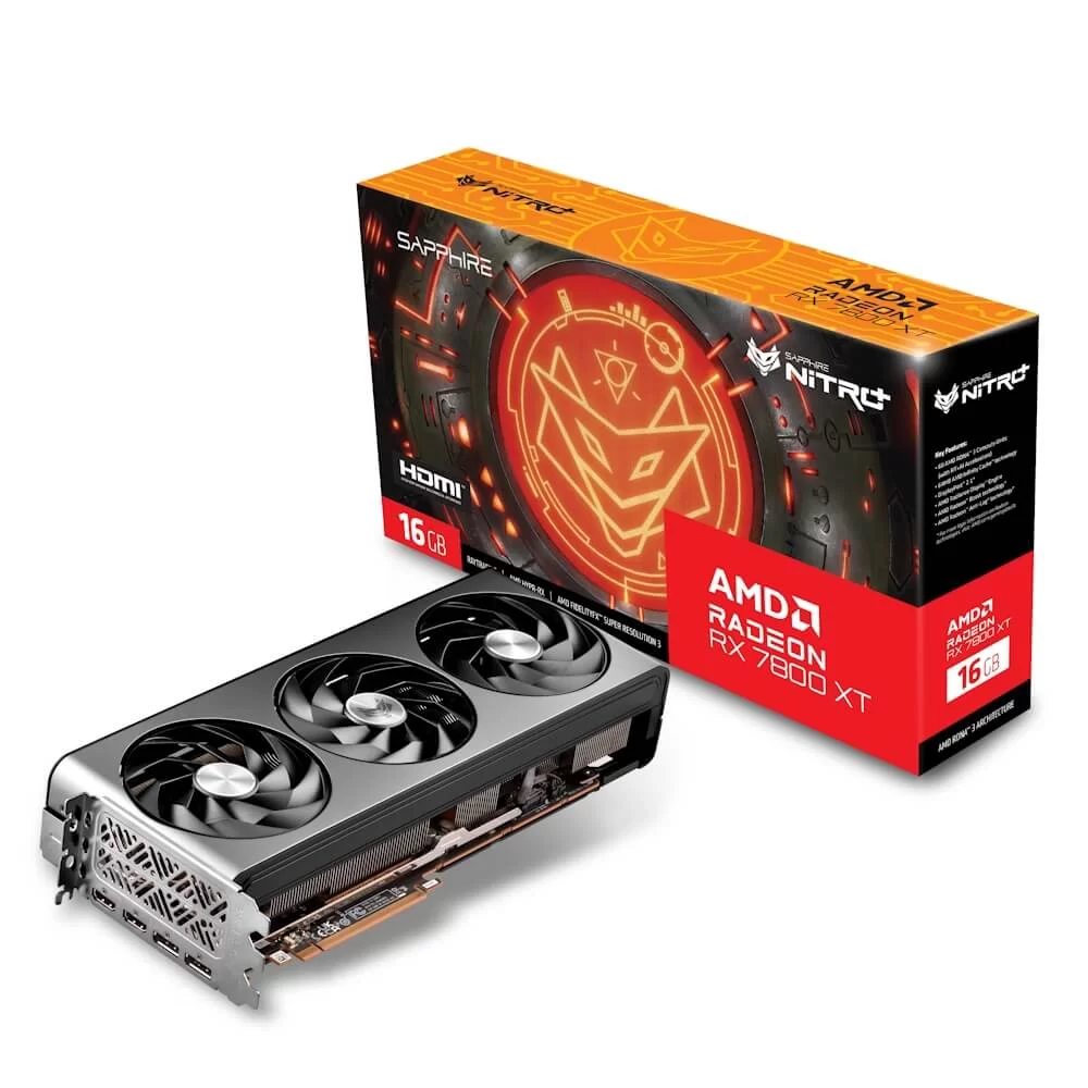 SAPPHIRE NITRO+ AMD Radeon RX 7800 XT Gaming OC 16G Graphics Card 8 SAPPHIRE NITRO+ AMD Radeon RX 7800 XT Gaming OC 16G Graphics Card - Ảnh 8