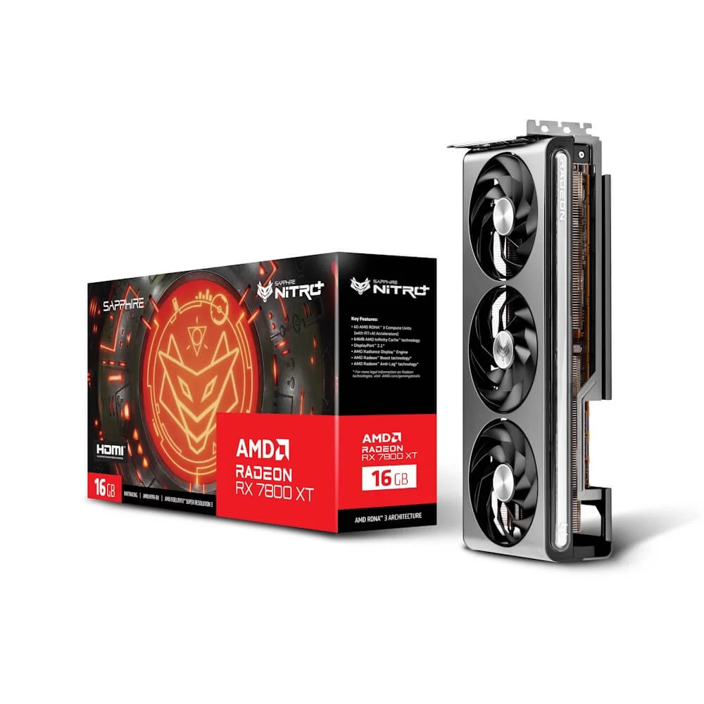SAPPHIRE NITRO+ AMD Radeon RX 7800 XT Gaming OC 16G Graphics Card 9 SAPPHIRE NITRO+ AMD Radeon RX 7800 XT Gaming OC 16G Graphics Card - Ảnh 9