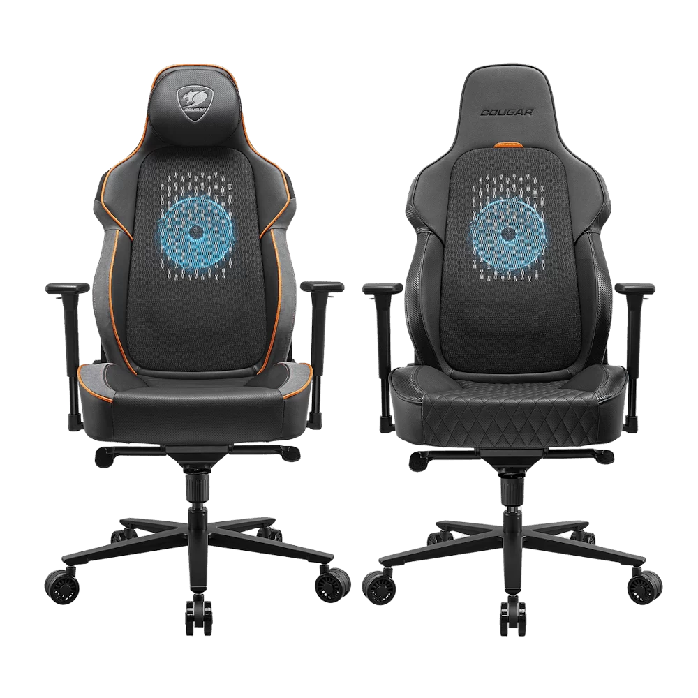 Cougar NXSYS AERO Gaming Chair - Integrated RGB Fan, Premium PVC Leather 1 Cougar NXSYS AERO Gaming Chair - Integrated RGB Fan, Premium PVC Leather