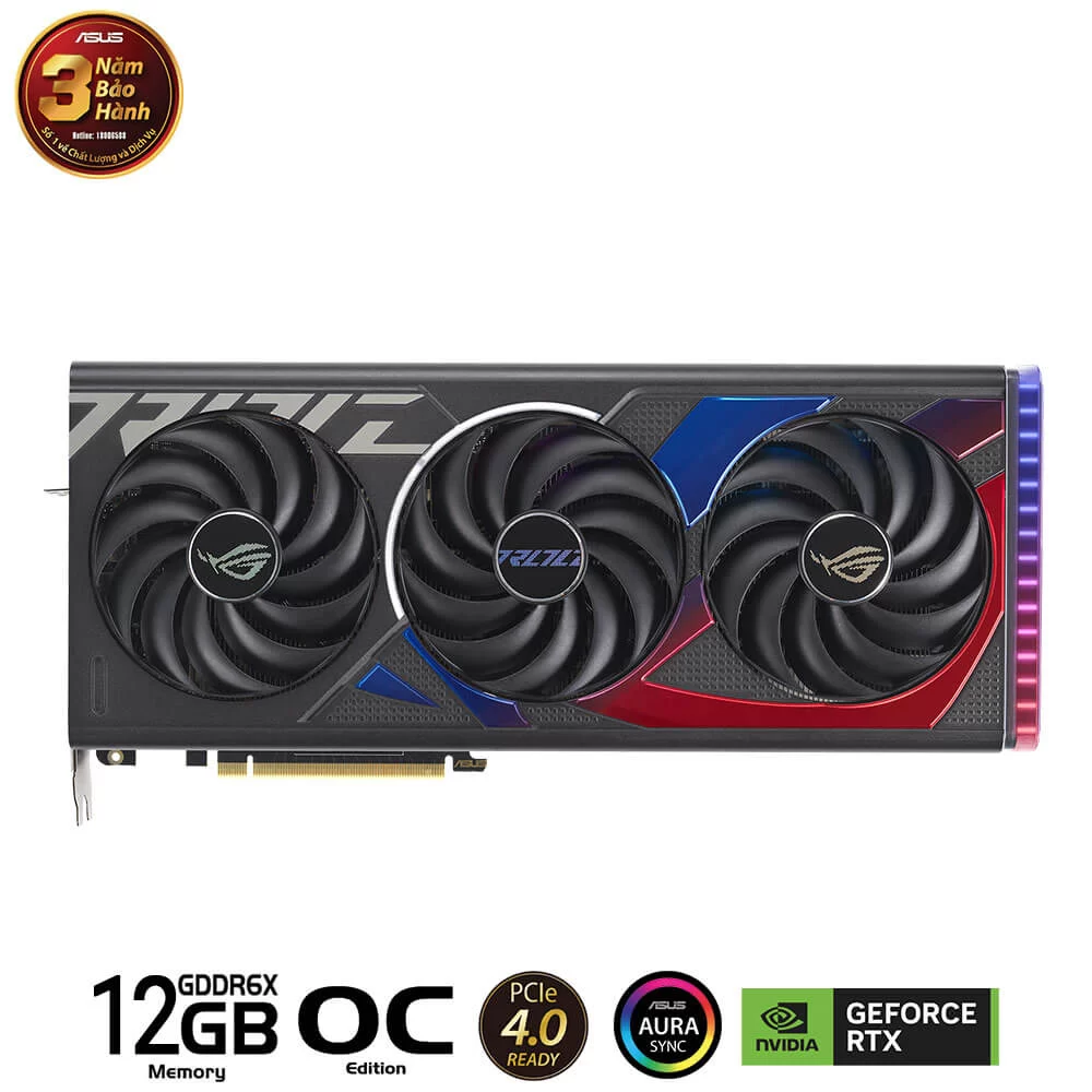 ASUS ROG Strix GeForce RTX 4070 SUPER OC Edition 12GB GDDR6X (ROG-STRIX-RTX4070S-O12G-GAMING) Graphics Card 4 ASUS ROG Strix GeForce RTX 4070 SUPER OC Edition 12GB GDDR6X (ROG-STRIX-RTX4070S-O12G-GAMING) Graphics Card - Ảnh 4