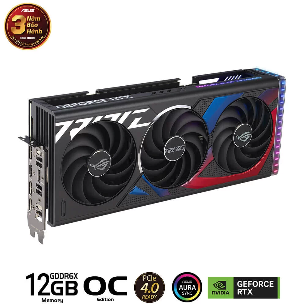 ASUS ROG Strix GeForce RTX 4070 SUPER OC Edition 12GB GDDR6X (ROG-STRIX-RTX4070S-O12G-GAMING) Graphics Card 5 ASUS ROG Strix GeForce RTX 4070 SUPER OC Edition 12GB GDDR6X (ROG-STRIX-RTX4070S-O12G-GAMING) Graphics Card - Ảnh 5