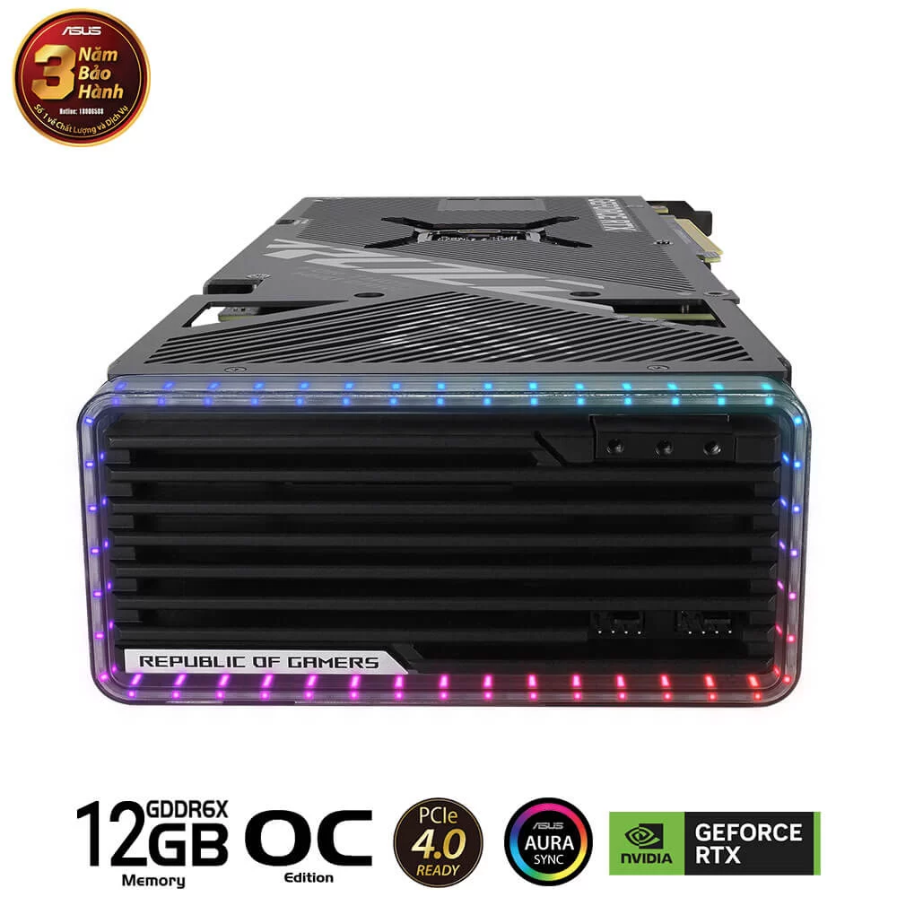 ASUS ROG Strix GeForce RTX 4070 SUPER OC Edition 12GB GDDR6X (ROG-STRIX-RTX4070S-O12G-GAMING) Graphics Card 12 ASUS ROG Strix GeForce RTX 4070 SUPER OC Edition 12GB GDDR6X (ROG-STRIX-RTX4070S-O12G-GAMING) Graphics Card - Ảnh 12