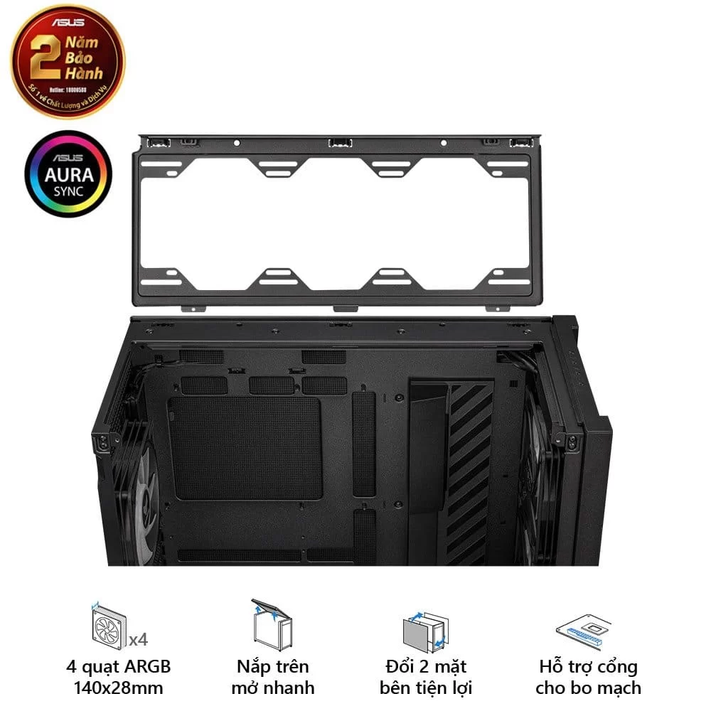 ASUS TUF Gaming GT302 ARGB Black Case 8 ASUS TUF Gaming GT302 ARGB Black Case - Ảnh 8