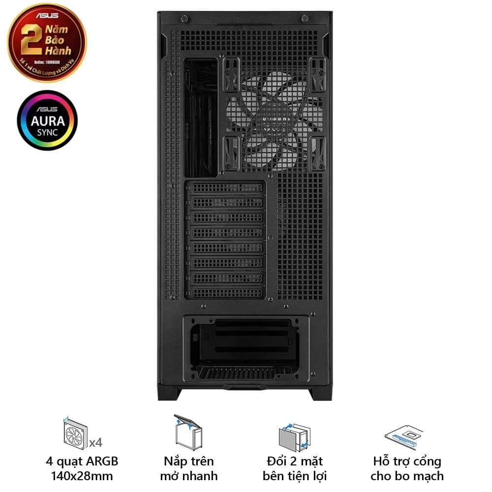 ASUS TUF Gaming GT302 ARGB Black Case 13 ASUS TUF Gaming GT302 ARGB Black Case - Ảnh 13