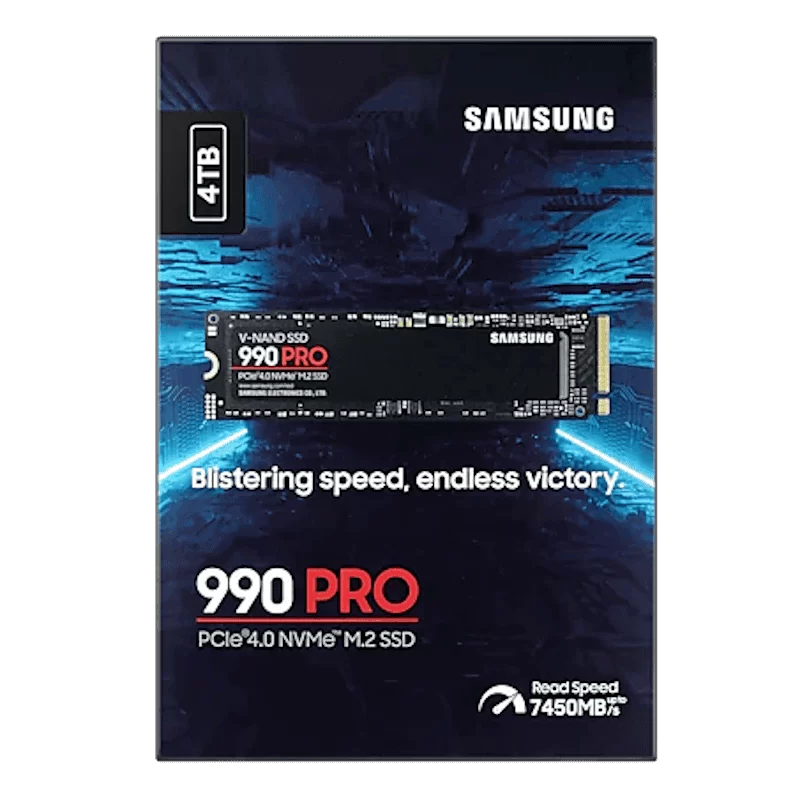 Samsung 990 Pro 4TB (MZ-V9P4T0BW) SSD - M.2 NVMe, PCIe Gen 4.0 x4 NVMe V-NAND 6 Samsung 990 Pro 4TB (MZ-V9P4T0BW) SSD - M.2 NVMe, PCIe Gen 4.0 x4 NVMe V-NAND - Ảnh 6