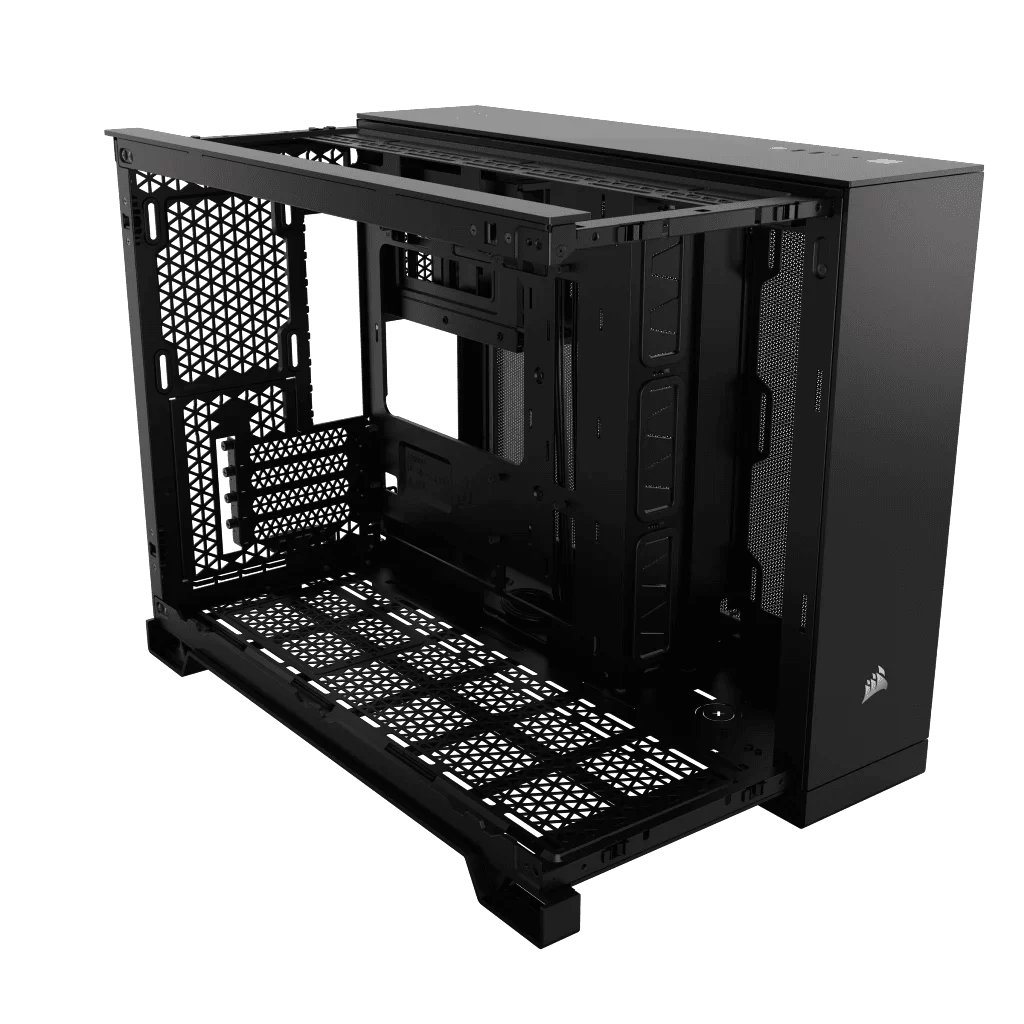 CORSAIR 2500X Black - Dual Chamber, Tempered Glass, mATX Mid Tower Case 10 CORSAIR 2500X Black - Dual Chamber, Tempered Glass, mATX Mid Tower Case - Ảnh 10