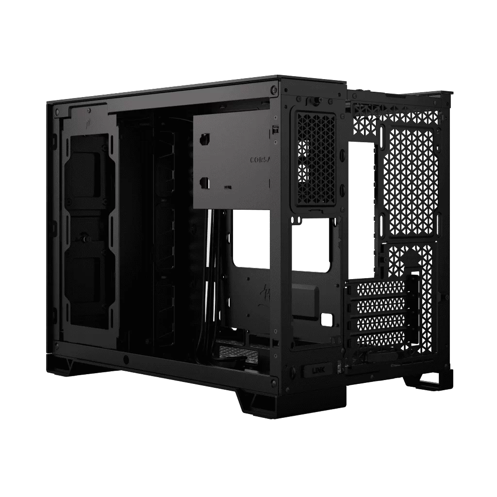 CORSAIR 2500X Black - Dual Chamber, Tempered Glass, mATX Mid Tower Case 12 CORSAIR 2500X Black - Dual Chamber, Tempered Glass, mATX Mid Tower Case - Ảnh 12