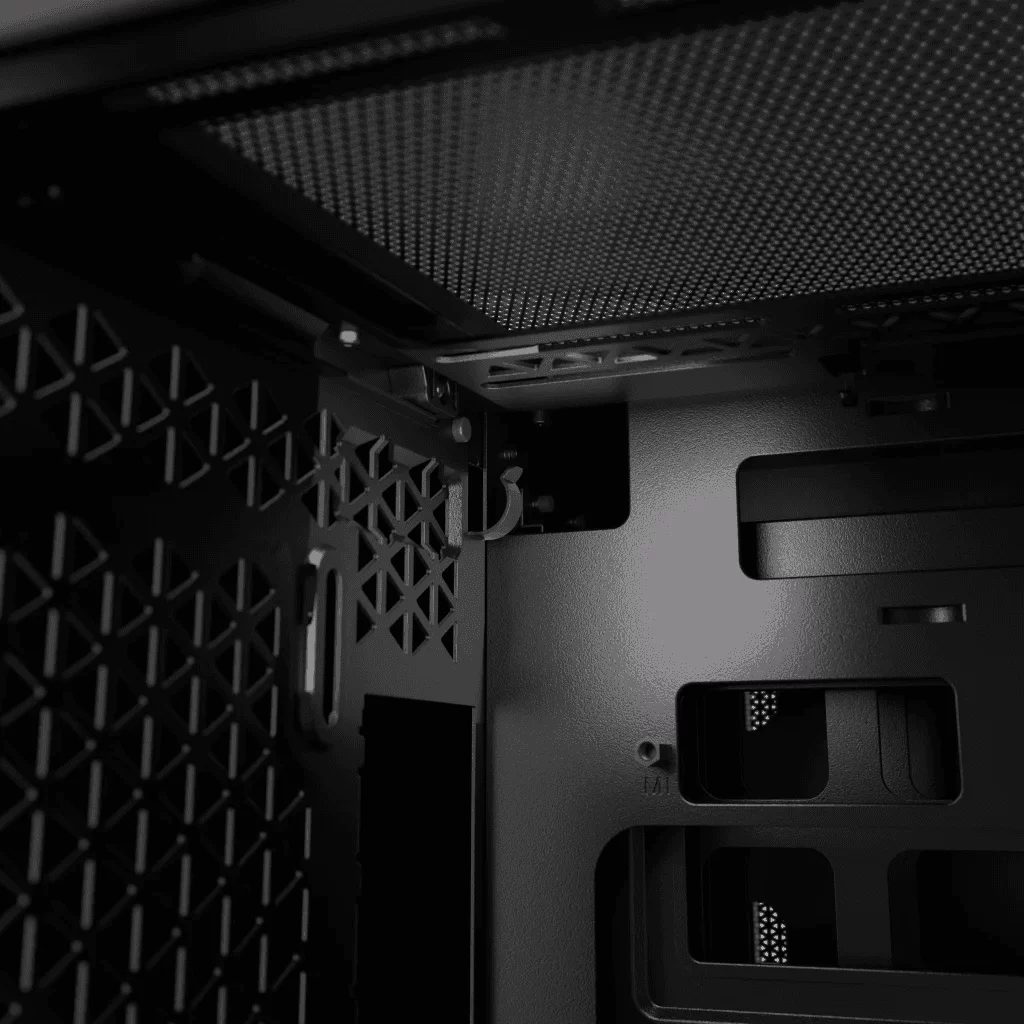 CORSAIR 2500X Black - Dual Chamber, Tempered Glass, mATX Mid Tower Case 13 CORSAIR 2500X Black - Dual Chamber, Tempered Glass, mATX Mid Tower Case - Ảnh 13