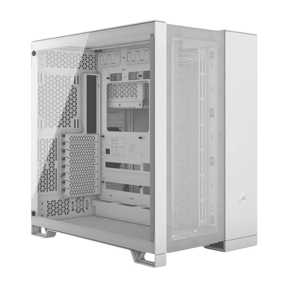 CORSAIR 6500D Airflow White - Dual Chamber, Tempered Glass, Mid Tower ATX Case 1 CORSAIR 6500D Airflow White - Dual Chamber, Tempered Glass, Mid Tower ATX Case