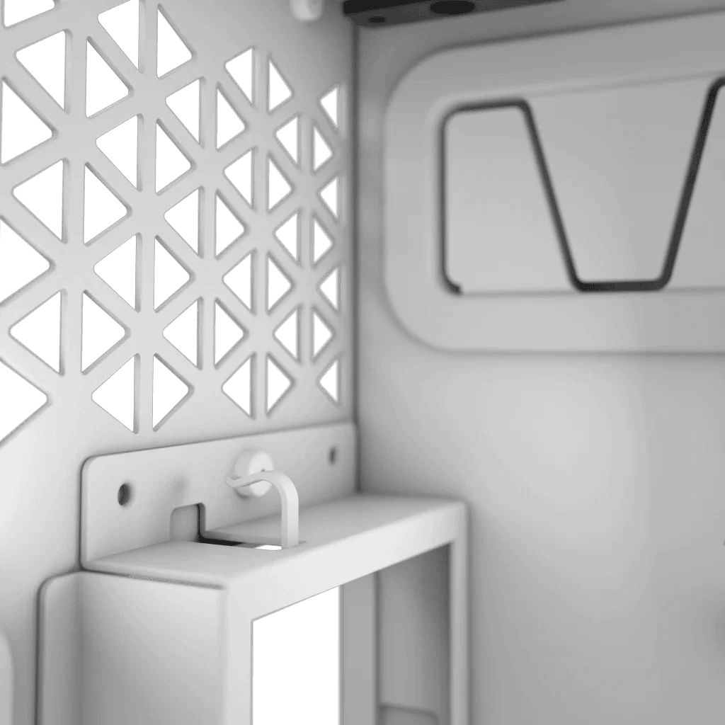 CORSAIR 6500D Airflow White - Dual Chamber, Tempered Glass, Mid Tower ATX Case 13 CORSAIR 6500D Airflow White - Dual Chamber, Tempered Glass, Mid Tower ATX Case - Ảnh 13