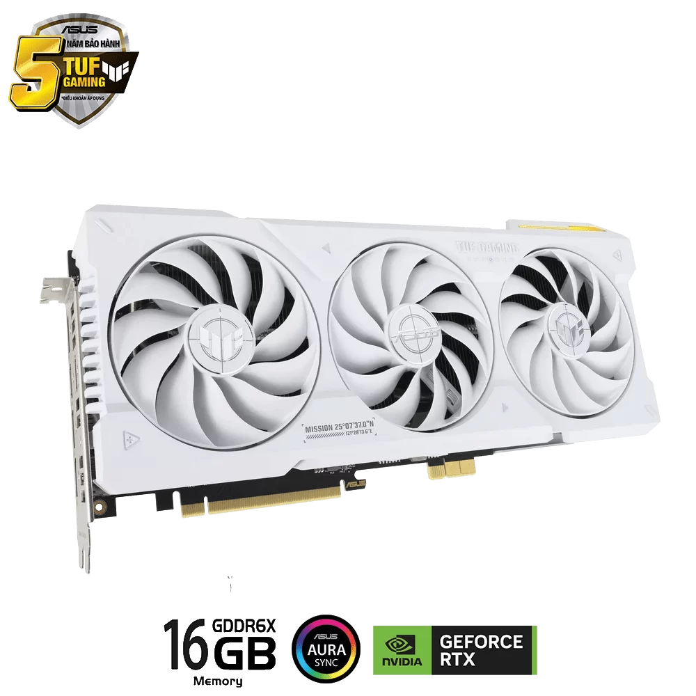ASUS TUF Gaming GeForce RTX 4070Ti SUPER BTF White Edition 16GB GDDR6X (TUF-RTX4070TIS-16G-BTF-WHITE) Graphics Card 6 ASUS TUF Gaming GeForce RTX 4070Ti SUPER BTF White Edition 16GB GDDR6X (TUF-RTX4070TIS-16G-BTF-WHITE) Graphics Card - Ảnh 6