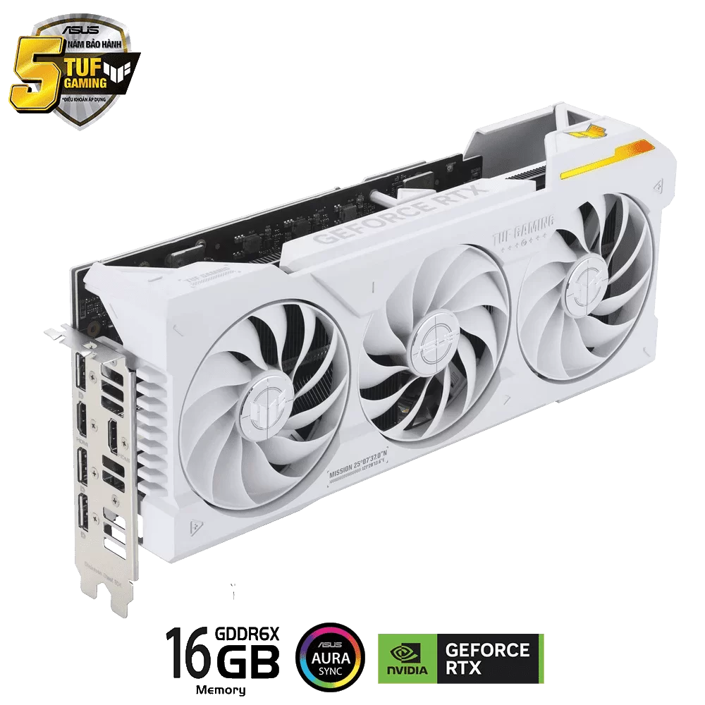 ASUS TUF Gaming GeForce RTX 4070Ti SUPER BTF White Edition 16GB GDDR6X (TUF-RTX4070TIS-16G-BTF-WHITE) Graphics Card 8 ASUS TUF Gaming GeForce RTX 4070Ti SUPER BTF White Edition 16GB GDDR6X (TUF-RTX4070TIS-16G-BTF-WHITE) Graphics Card - Ảnh 8