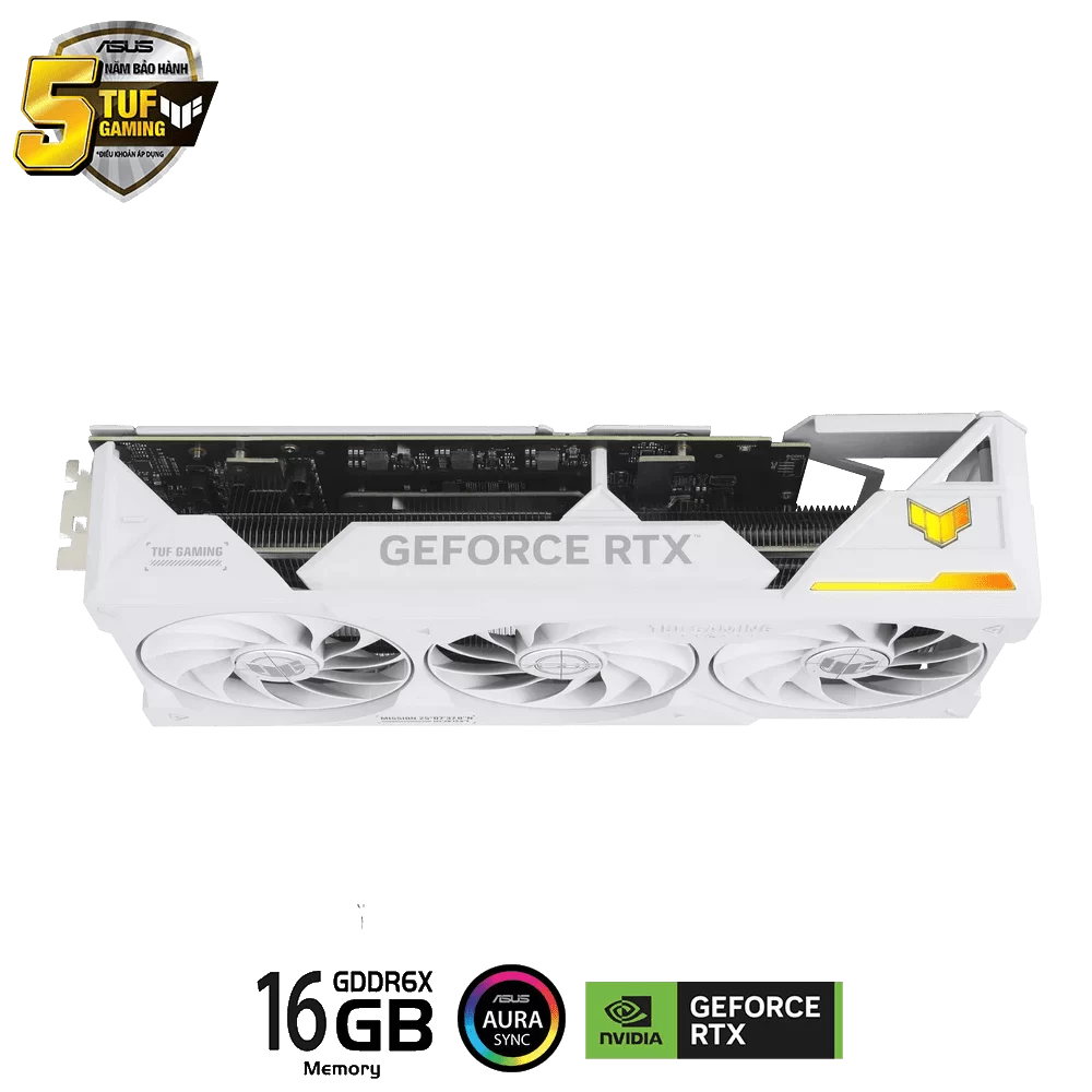 ASUS TUF Gaming GeForce RTX 4070Ti SUPER BTF White Edition 16GB GDDR6X (TUF-RTX4070TIS-16G-BTF-WHITE) Graphics Card 10 ASUS TUF Gaming GeForce RTX 4070Ti SUPER BTF White Edition 16GB GDDR6X (TUF-RTX4070TIS-16G-BTF-WHITE) Graphics Card - Ảnh 10