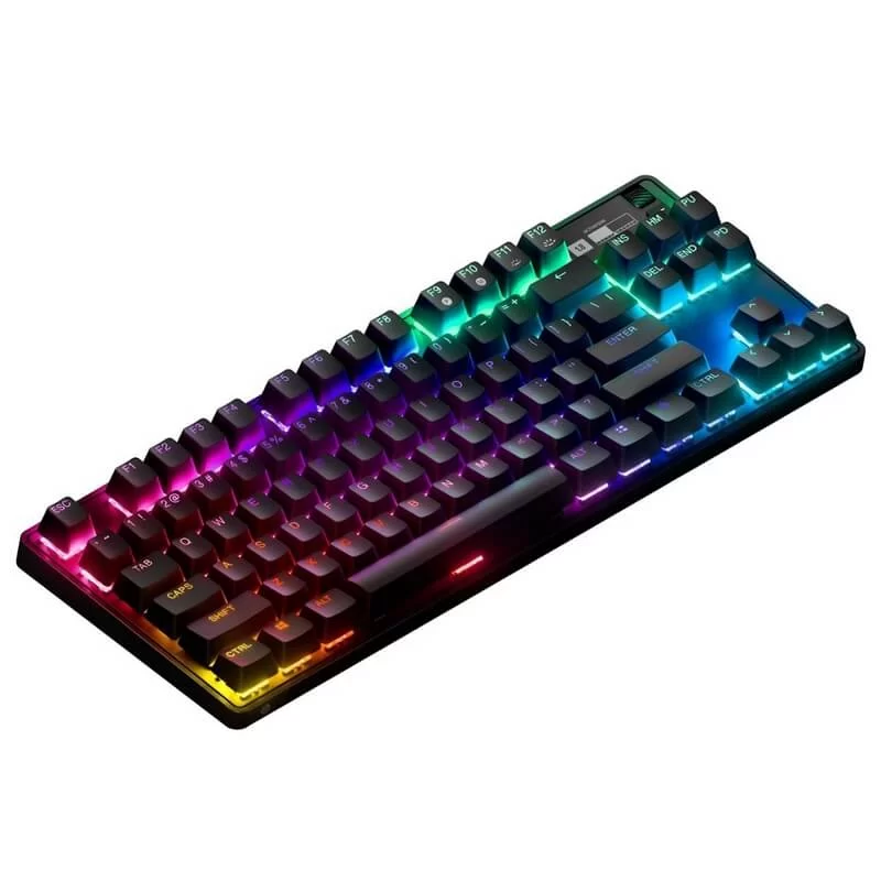 SteelSeries Apex Pro TKL Wireless (2023) Gaming Keyboard - OmniPoint 2.0 Adjustable HyperMagnetic Switches, OLED Smart Display, RGB Backlit, Magnetic Wrist Rest 3 SteelSeries Apex Pro TKL Wireless (2023) Gaming Keyboard - OmniPoint 2.0 Adjustable HyperMagnetic Switches, OLED Smart Display, RGB Backlit, Magnetic Wrist Rest - Ảnh 3