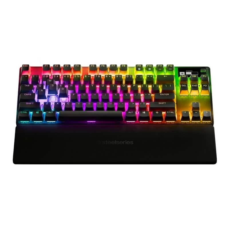 SteelSeries Apex Pro TKL Wireless (2023) Gaming Keyboard - OmniPoint 2.0 Adjustable HyperMagnetic Switches, OLED Smart Display, RGB Backlit, Magnetic Wrist Rest 9 SteelSeries Apex Pro TKL Wireless (2023) Gaming Keyboard - OmniPoint 2.0 Adjustable HyperMagnetic Switches, OLED Smart Display, RGB Backlit, Magnetic Wrist Rest - Ảnh 9