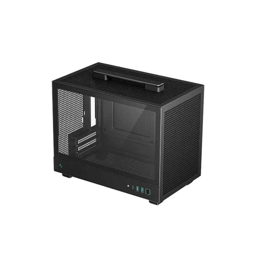 DEEPCOOL CH160 - Black Portable High Airflow M-ITX Case 2 DEEPCOOL CH160 - Black Portable High Airflow M-ITX Case - Ảnh 2