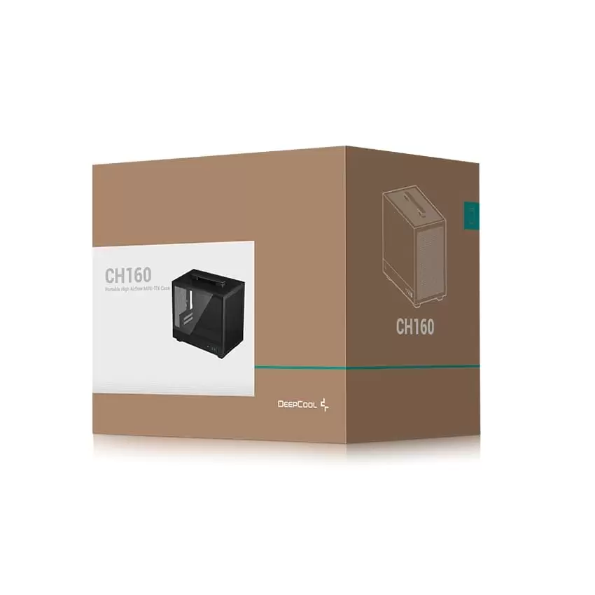 DEEPCOOL CH160 - Black Portable High Airflow M-ITX Case 13 DEEPCOOL CH160 - Black Portable High Airflow M-ITX Case - Ảnh 13