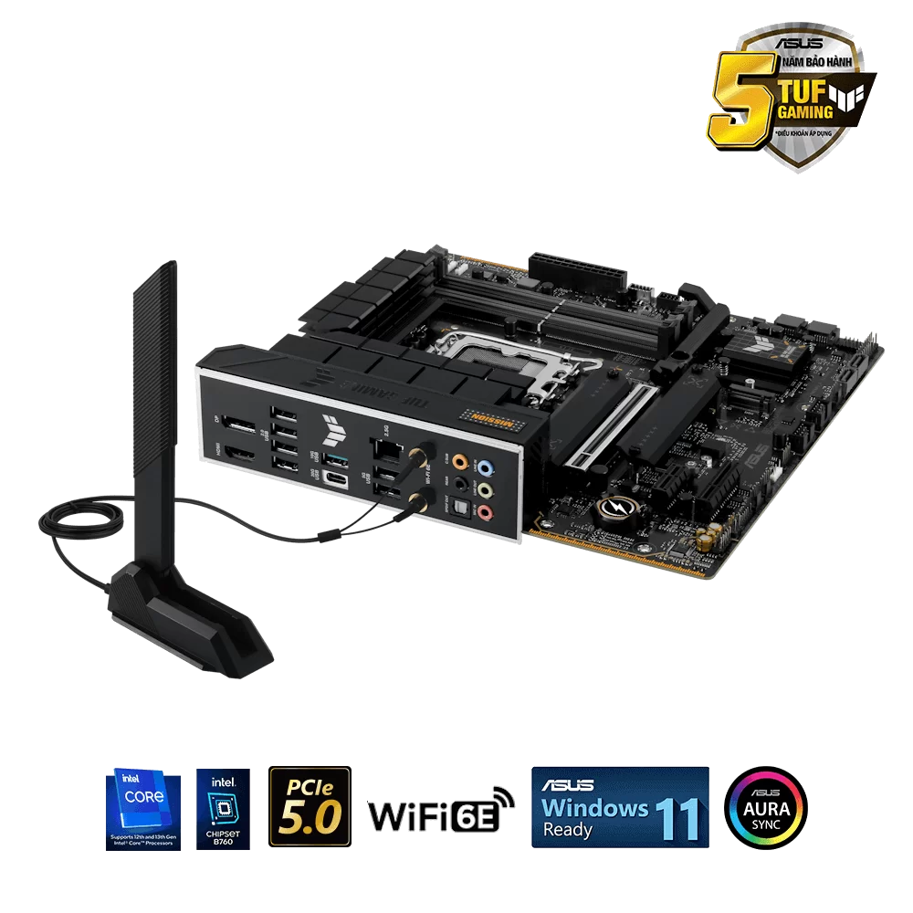 ASUS TUF GAMING B760M-PLUS WIFI II Mainboard 7 ASUS TUF GAMING B760M-PLUS WIFI II Mainboard - Ảnh 7