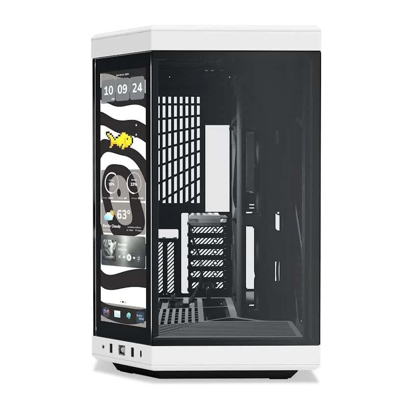 Hyte Y70 Touch Infinite Panda Modern Aesthetic Case - Black/White Mid-Tower ATX size 5 Hyte Y70 Touch Infinite Panda Modern Aesthetic Case - Black/White Mid-Tower ATX size - Ảnh 5