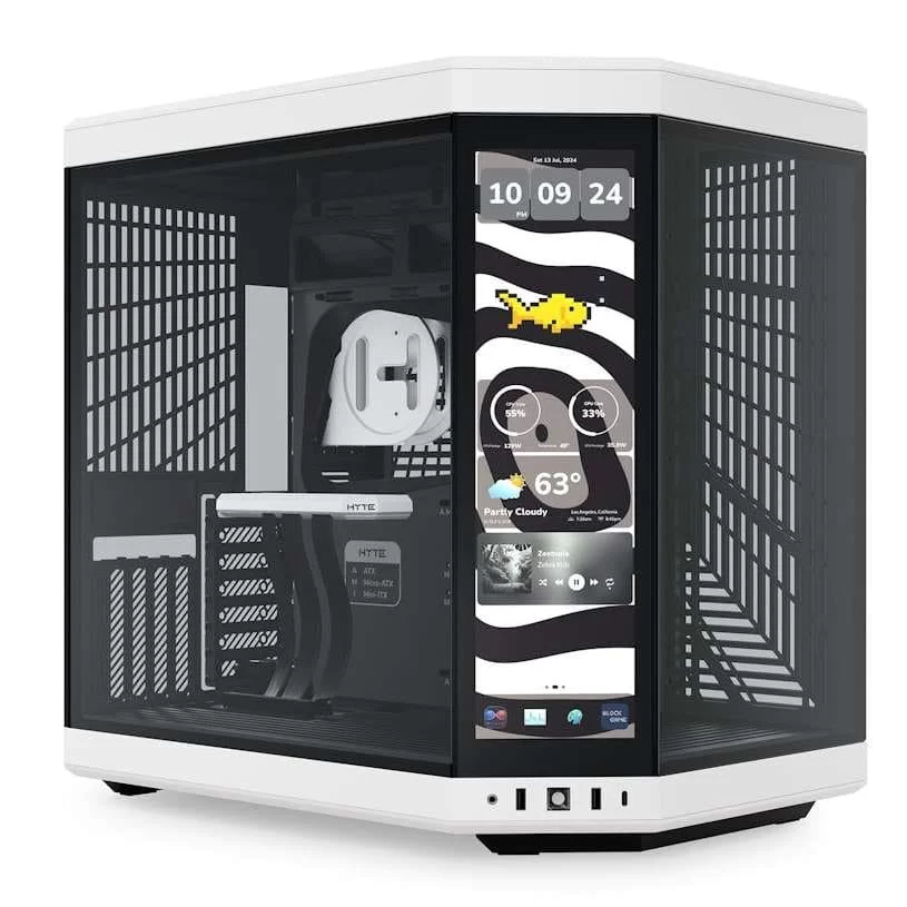 Hyte Y70 Touch Infinite Panda Modern Aesthetic Case - Black/White Mid-Tower ATX size 6 Hyte Y70 Touch Infinite Panda Modern Aesthetic Case - Black/White Mid-Tower ATX size - Ảnh 6