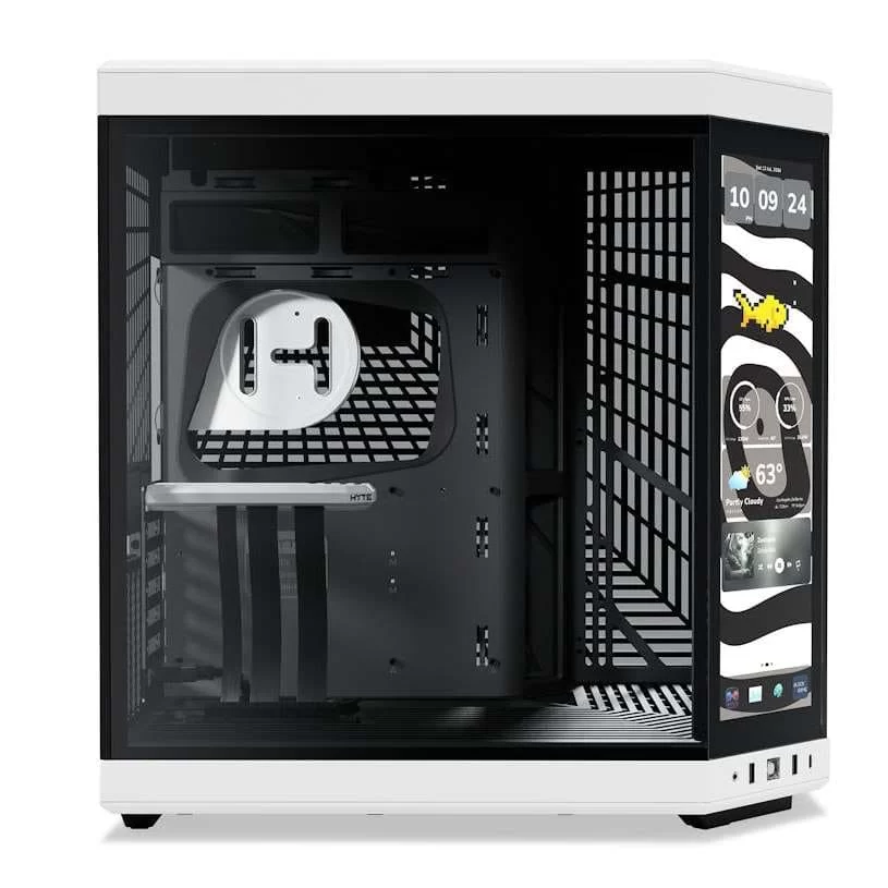 Hyte Y70 Touch Infinite Panda Modern Aesthetic Case - Black/White Mid-Tower ATX size 7 Hyte Y70 Touch Infinite Panda Modern Aesthetic Case - Black/White Mid-Tower ATX size - Ảnh 7