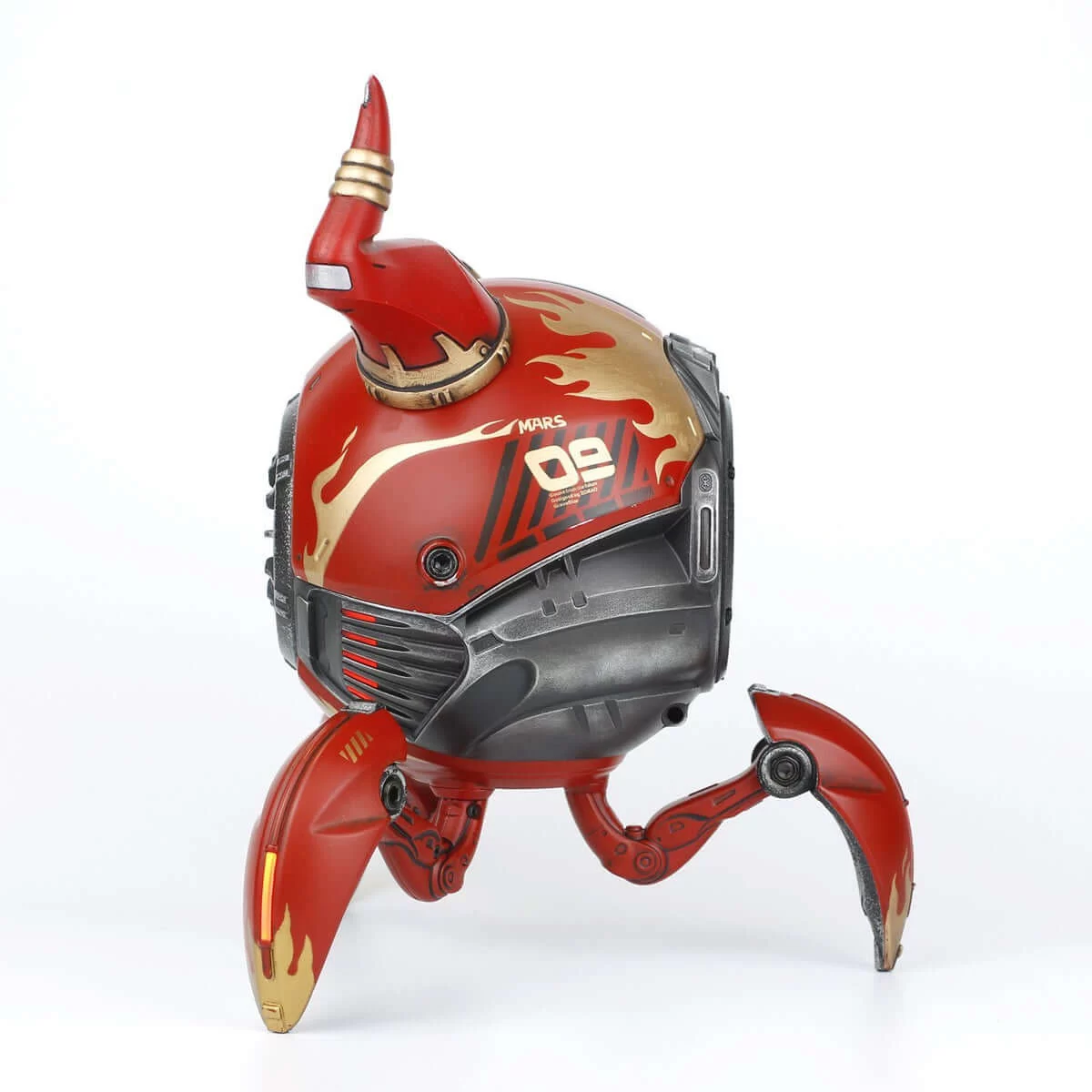 GravaStar Mars Pro Sci-fi Bluetooth Speaker - Special Edition Aurochs Red 2 GravaStar Mars Pro Sci-fi Bluetooth Speaker - Special Edition Aurochs Red - Ảnh 2
