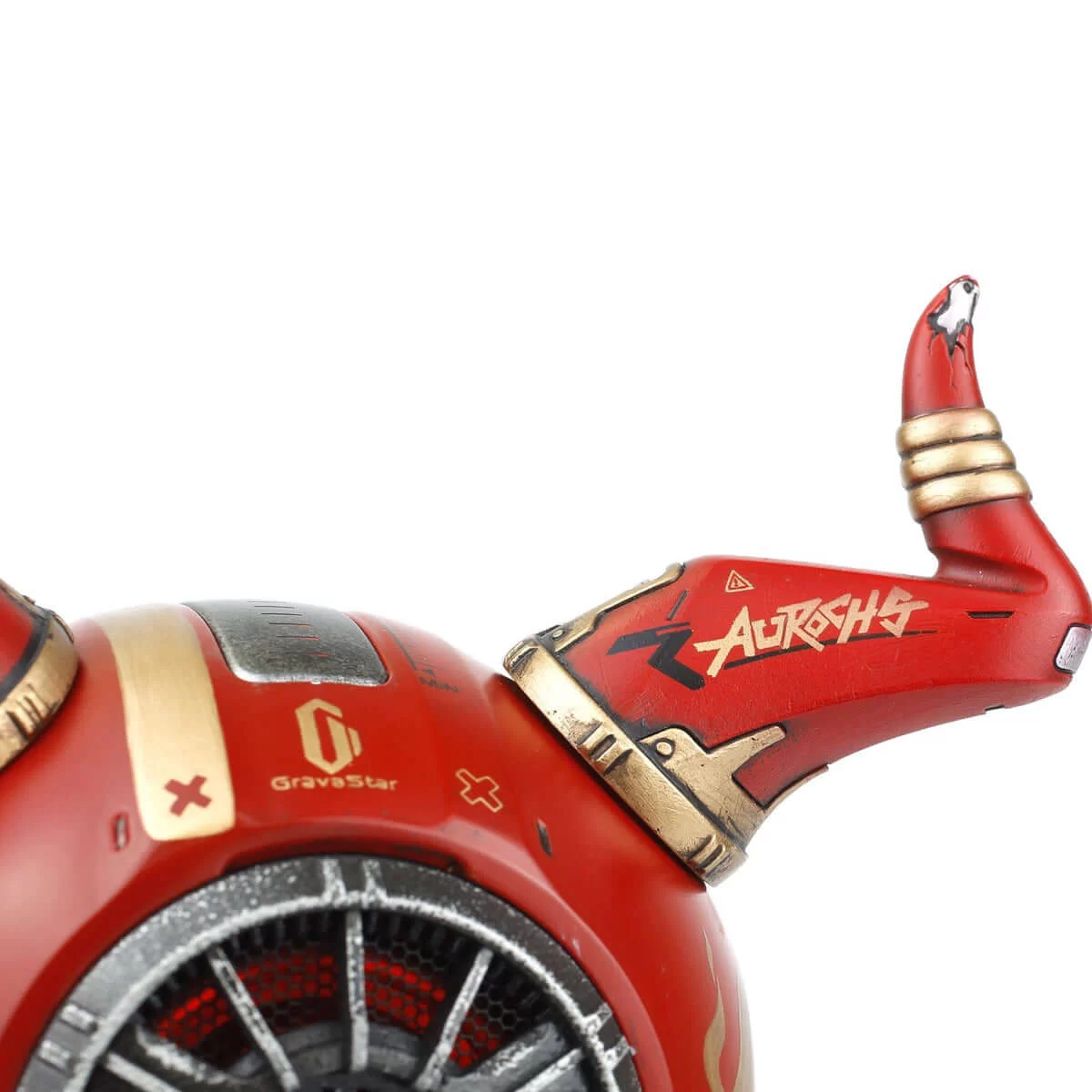 GravaStar Mars Pro Sci-fi Bluetooth Speaker - Special Edition Aurochs Red 3 GravaStar Mars Pro Sci-fi Bluetooth Speaker - Special Edition Aurochs Red - Ảnh 3