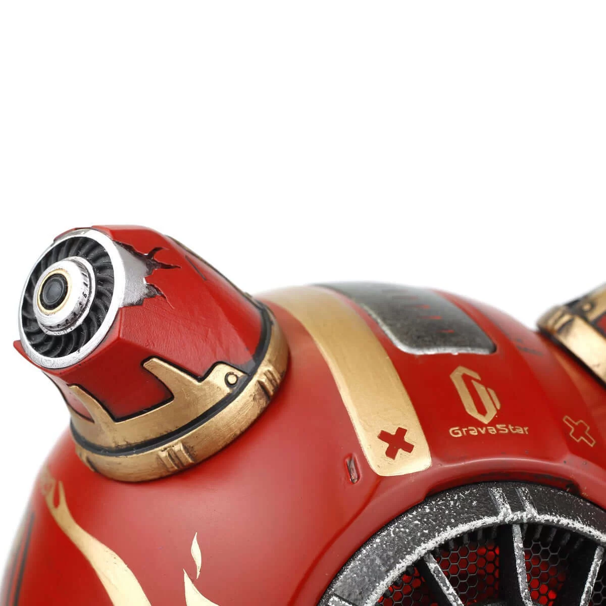 GravaStar Mars Pro Sci-fi Bluetooth Speaker - Special Edition Aurochs Red 4 GravaStar Mars Pro Sci-fi Bluetooth Speaker - Special Edition Aurochs Red - Ảnh 4