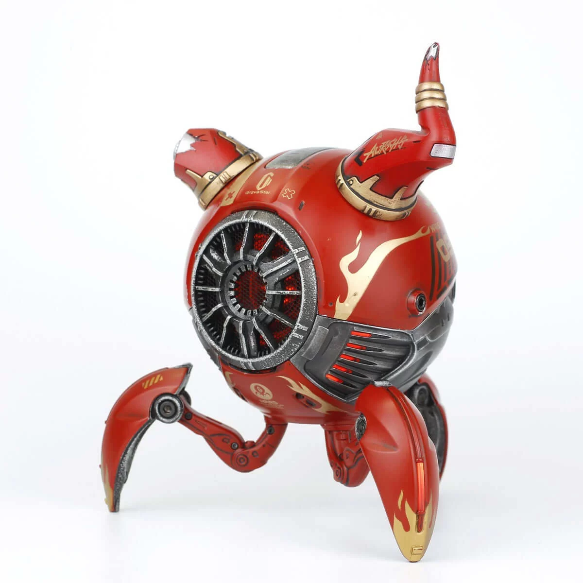 GravaStar Mars Pro Sci-fi Bluetooth Speaker - Special Edition Aurochs Red 5 GravaStar Mars Pro Sci-fi Bluetooth Speaker - Special Edition Aurochs Red - Ảnh 5