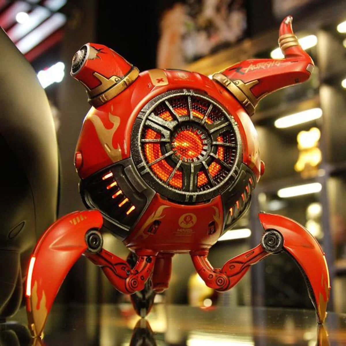 GravaStar Mars Pro Sci-fi Bluetooth Speaker - Special Edition Aurochs Red 6 GravaStar Mars Pro Sci-fi Bluetooth Speaker - Special Edition Aurochs Red - Ảnh 6
