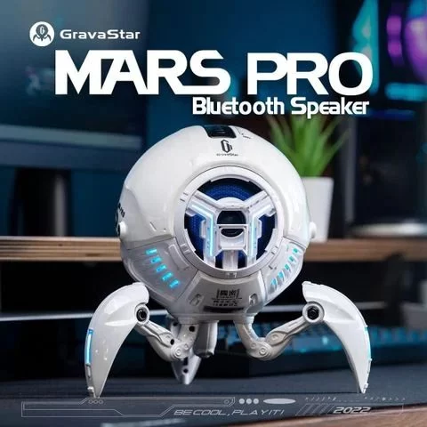 GravaStar Mars Pro Sci-fi Bluetooth Speaker - White 6 GravaStar Mars Pro Sci-fi Bluetooth Speaker - White - Ảnh 6