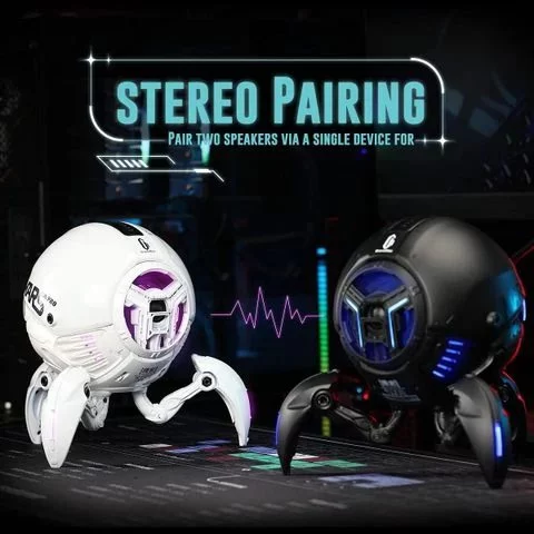 GravaStar Mars Pro Sci-fi Bluetooth Speaker - White 7 GravaStar Mars Pro Sci-fi Bluetooth Speaker - White - Ảnh 7