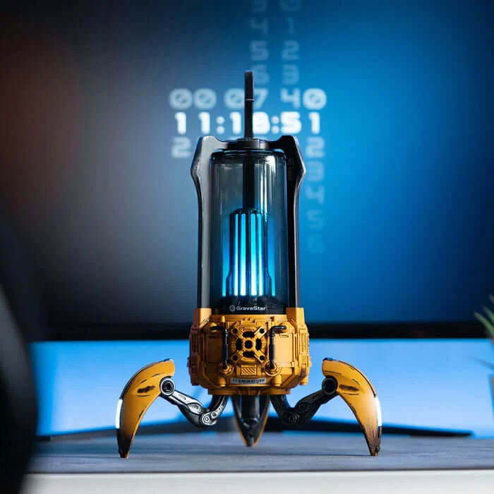 GravaStar Supernova Bluetooth Speaker - War Damaged Yellow 7 GravaStar Supernova Bluetooth Speaker - War Damaged Yellow - Ảnh 7