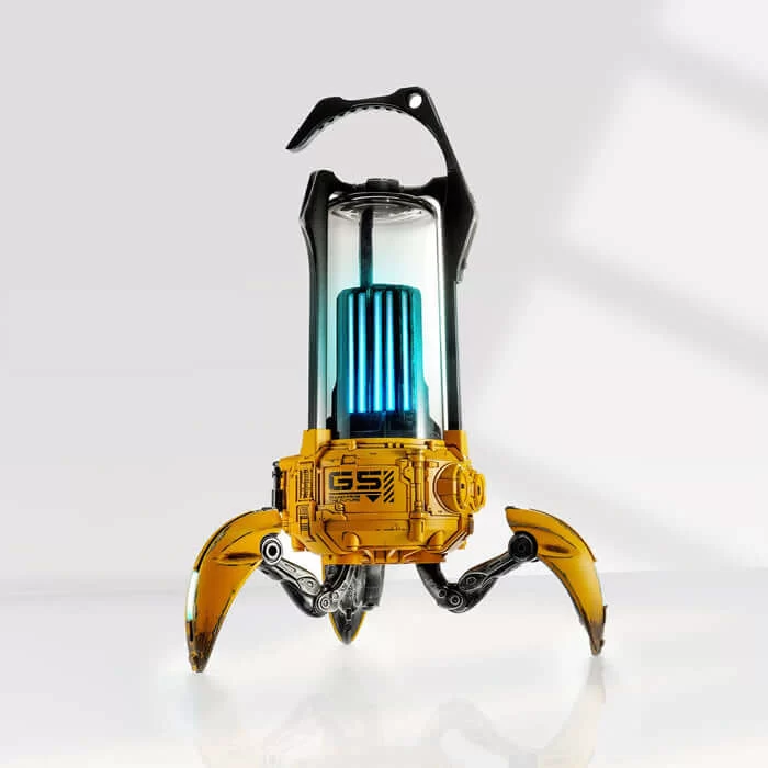 GravaStar Supernova Bluetooth Speaker - War Damaged Yellow 4 GravaStar Supernova Bluetooth Speaker - War Damaged Yellow - Ảnh 4