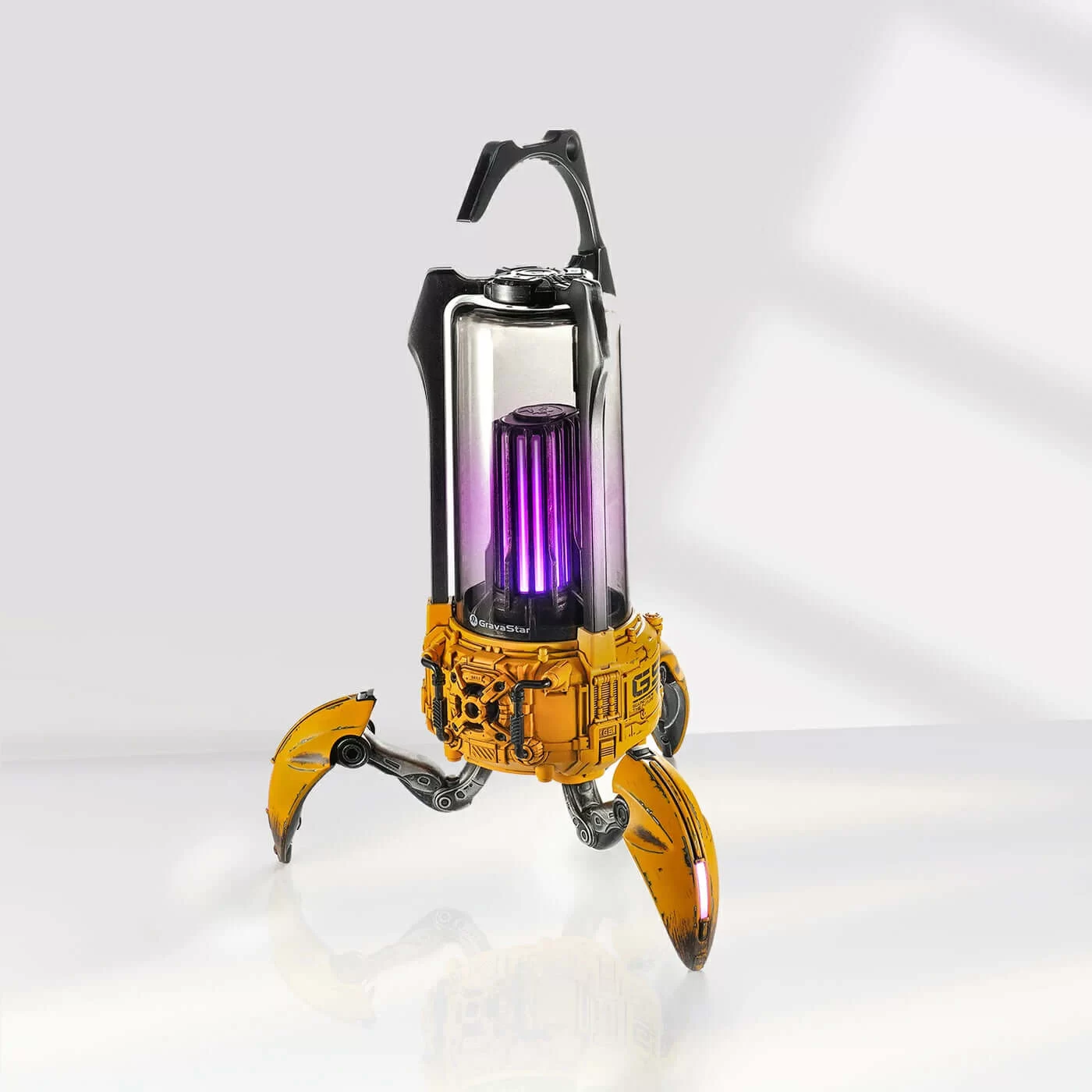 GravaStar Supernova Bluetooth Speaker - War Damaged Yellow 3 GravaStar Supernova Bluetooth Speaker - War Damaged Yellow - Ảnh 3
